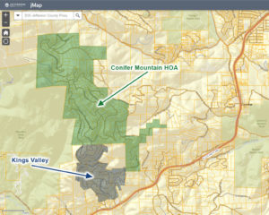 Conifer Mountain and Kings Valley